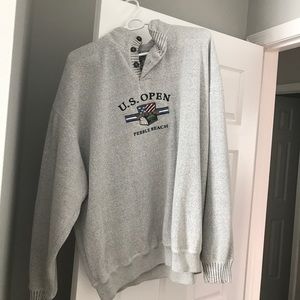 U.S. US Open 2000 golf button sweater